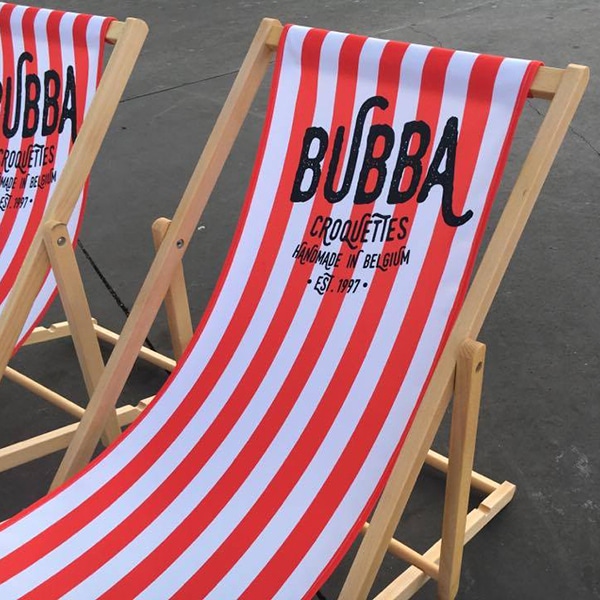 strandstoel bedrukt digitaal Bubba