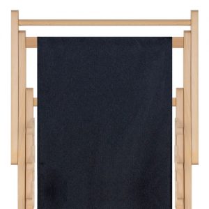 strandstoel polyester black 10