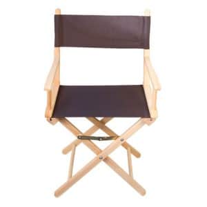 chaise régisseur coton brun