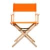 chaise regisseur coton orange