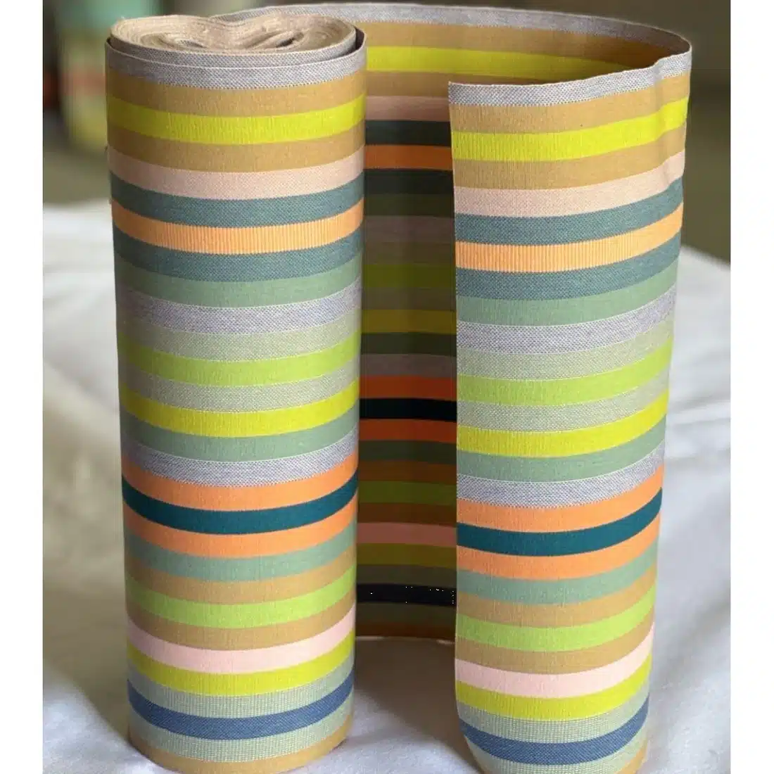 stof strandstoel POP turquoise - katoen - les Toiles du Soleil - Afbeelding 2